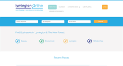 Desktop Screenshot of lymingtononline.com
